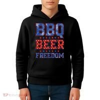 BBQ Beer Freedom Kids Hoodie thumb 4