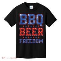 BBQ Beer Freedom Kids T-Shirt thumb 0