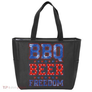 BBQ Beer Freedom Tote Bag
