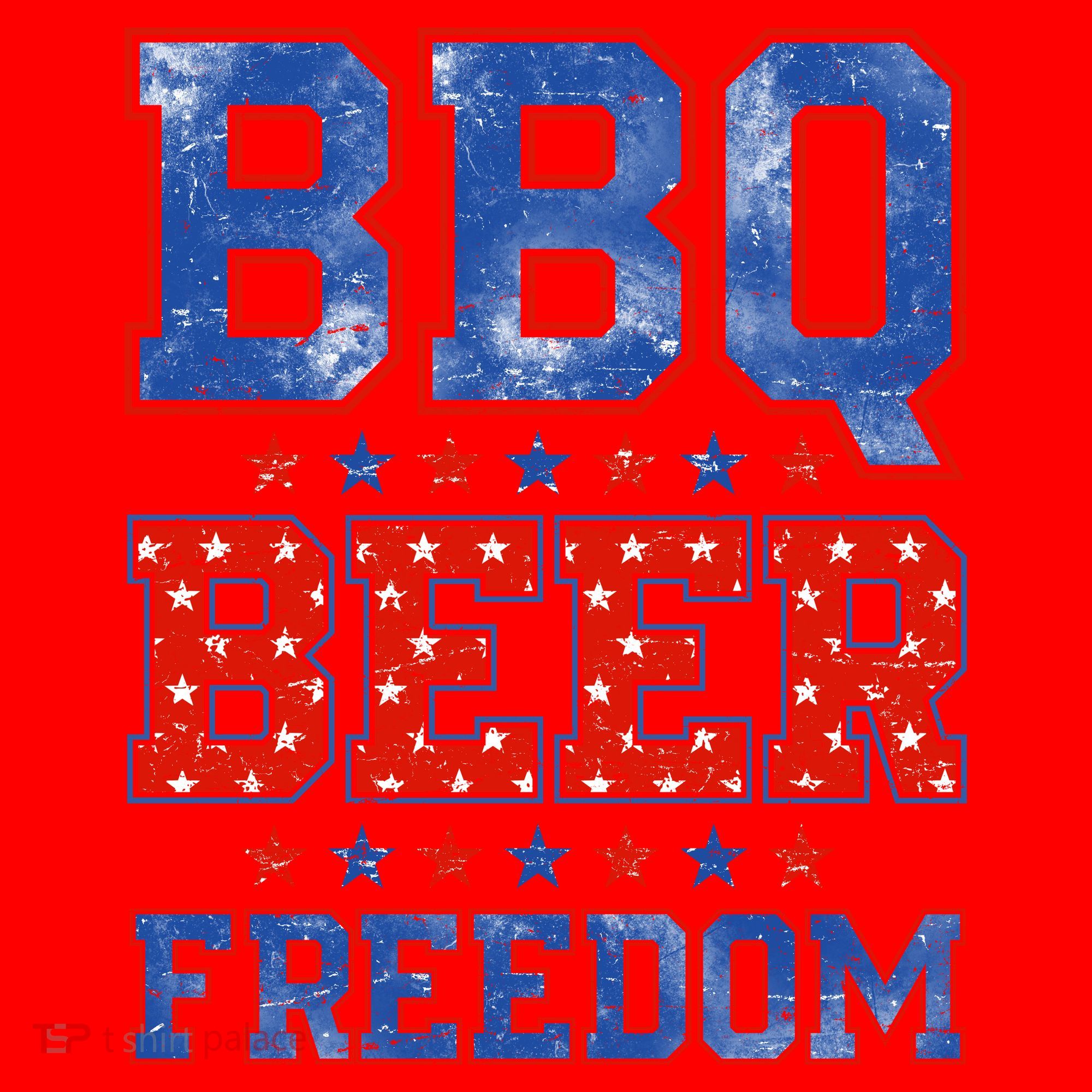 BBQ Beer Freedom Santa Hat