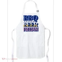 BBQ Beer Freedom Patriotic Apron thumb 0
