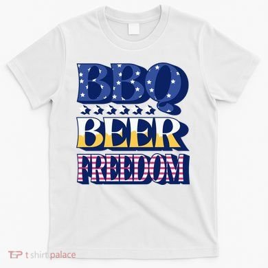 BBQ Beer Freedom Patriotic T-Shirt