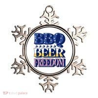 BBQ Beer Freedom Patriotic Ornament thumb 0