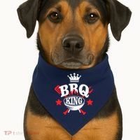 BBQ King USA-Made Doggie Bandana thumb 1