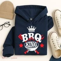 BBQ King Hoodie thumb 4