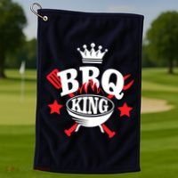BBQ King Golf Towel thumb 1