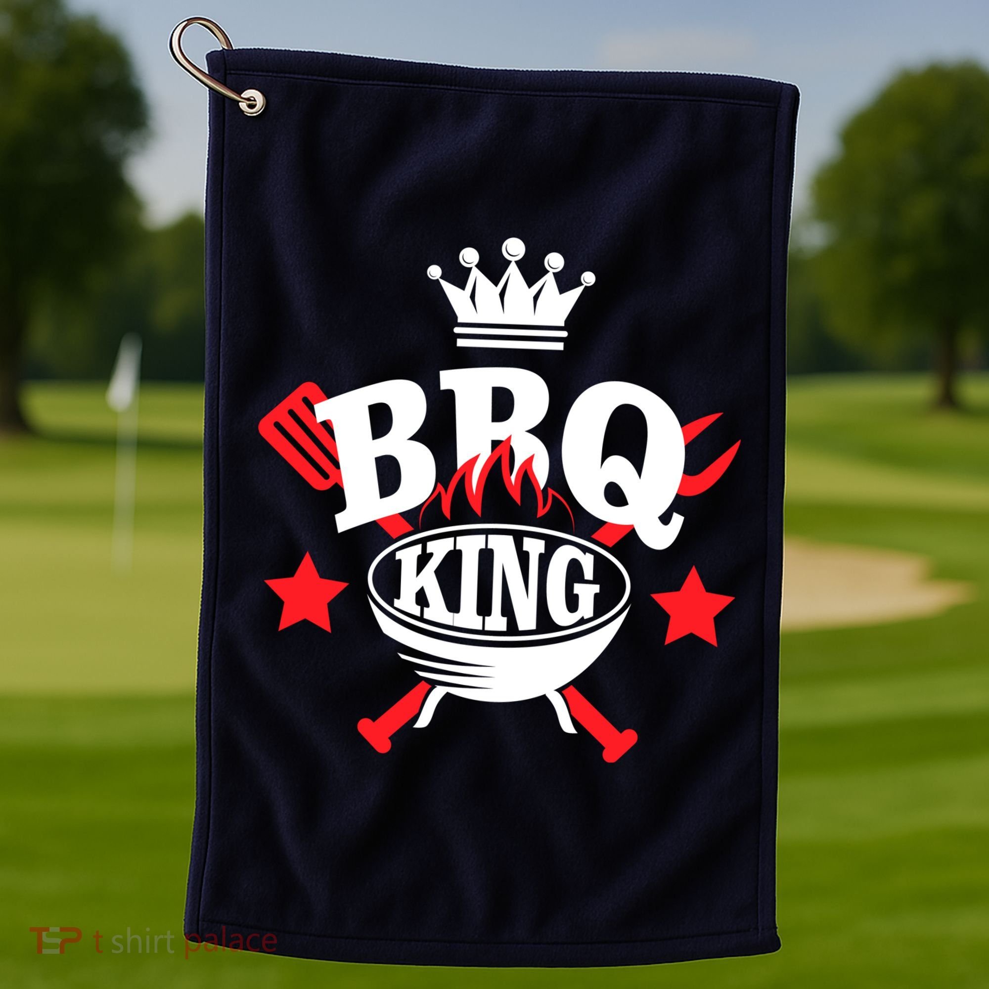BBQ King Golf Towel