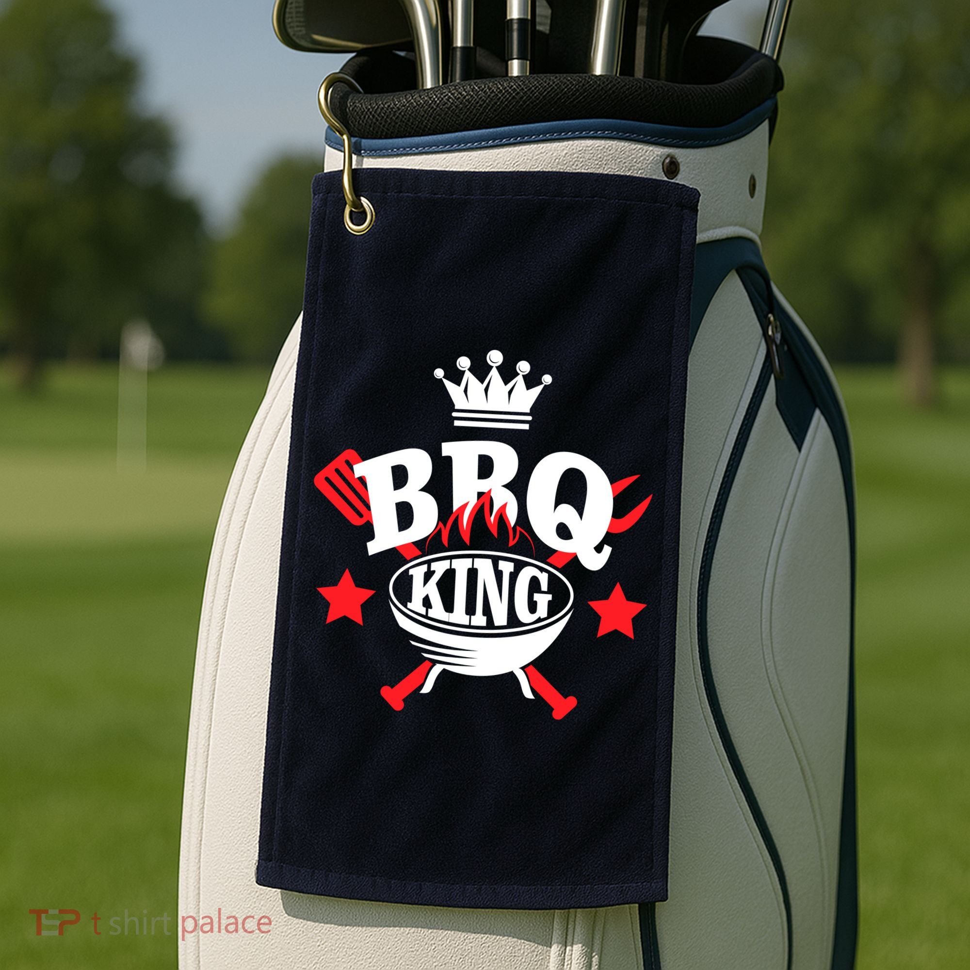 BBQ King Golf Towel