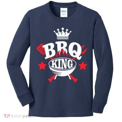 BBQ King Kids Long Sleeve Shirt