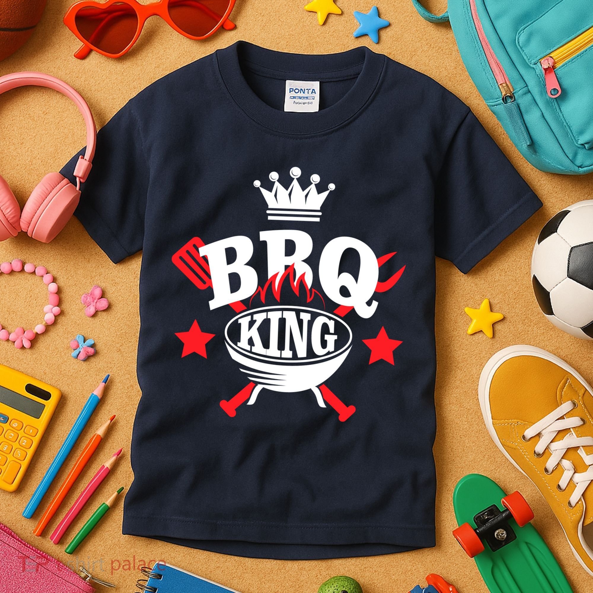 BBQ King Kids T-Shirt
