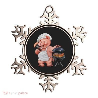 BBQ Pig Grilling Ornament
