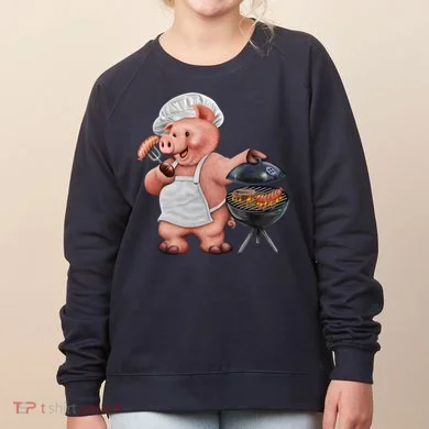 BBQ Pig Grilling Women's Sweatshirt