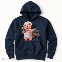 BBQ Pig Grilling Hoodie thumb 0