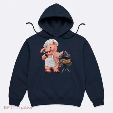 BBQ Pig Grilling Hoodie