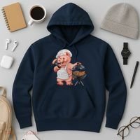 BBQ Pig Grilling Hoodie thumb 3