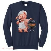 BBQ Pig Grilling Sweatshirt thumb 0