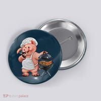 BBQ Pig Grilling Button thumb 0