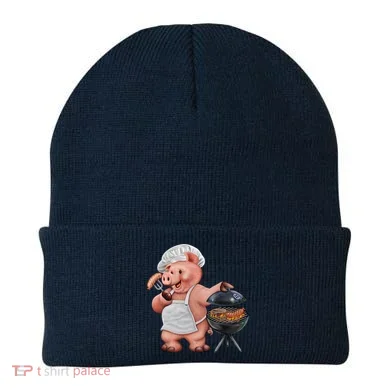 BBQ Pig Grilling Beanie