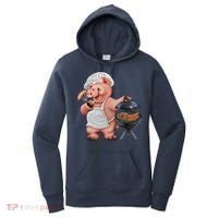 BBQ Pig Grilling Women's Hoodie thumb 0