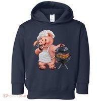 BBQ Pig Grilling Toddler Hoodie thumb 0