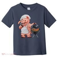 BBQ Pig Grilling Toddler T-Shirt thumb 0