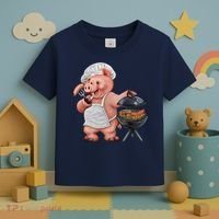 BBQ Pig Grilling Toddler T-Shirt thumb 3