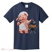 BBQ Pig Grilling Kids T-Shirt thumb 0