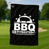 BBQ PitMaster Golf Towel thumb 1