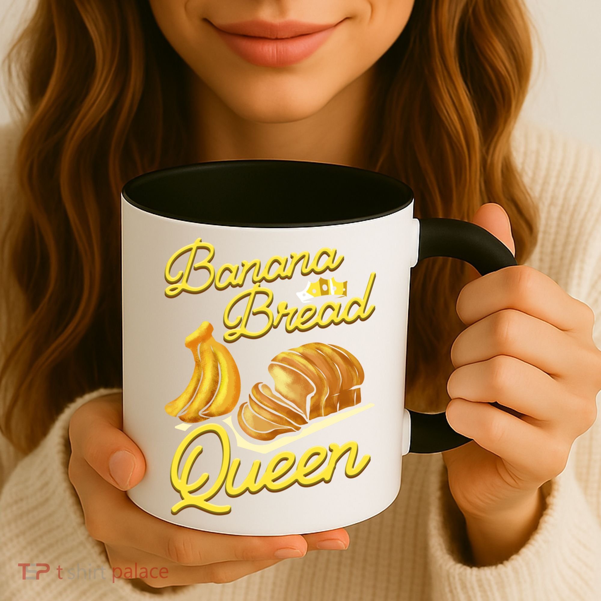 Banana Bread Queen Baking Vegan Baker Gift Coffee Mug