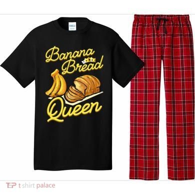 Banana Bread Queen Baking Vegan Baker Gift Pajama Set