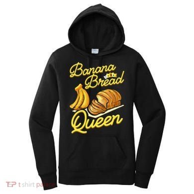 Banana Bread Queen Baking Vegan Baker Gift Women's Hoodie