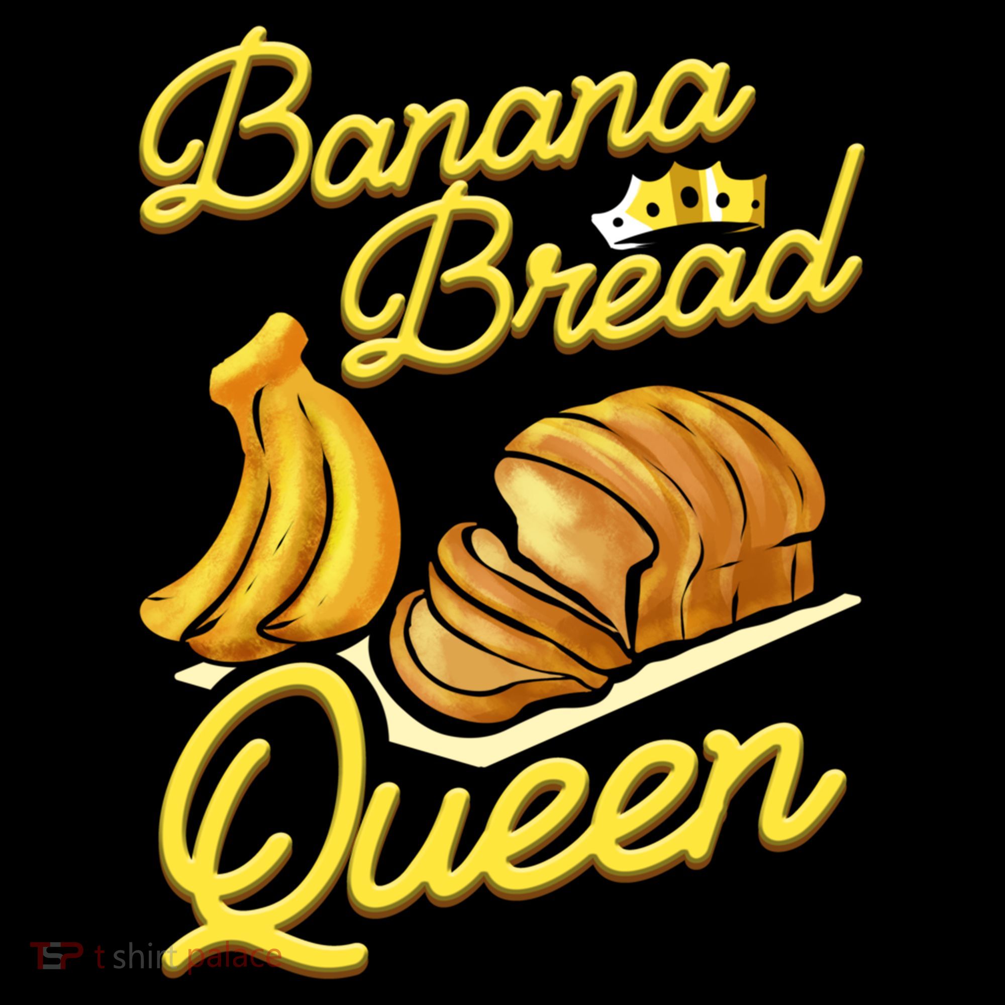 Banana Bread Queen Baking Vegan Baker Gift Women's Hoodie