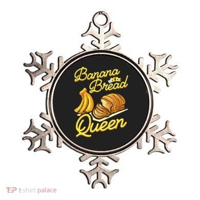 Banana Bread Queen Baking Vegan Baker Gift Ornament