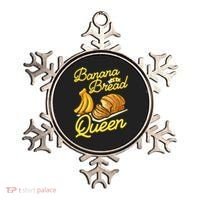 Banana Bread Queen Baking Vegan Baker Gift Ornament thumb 0