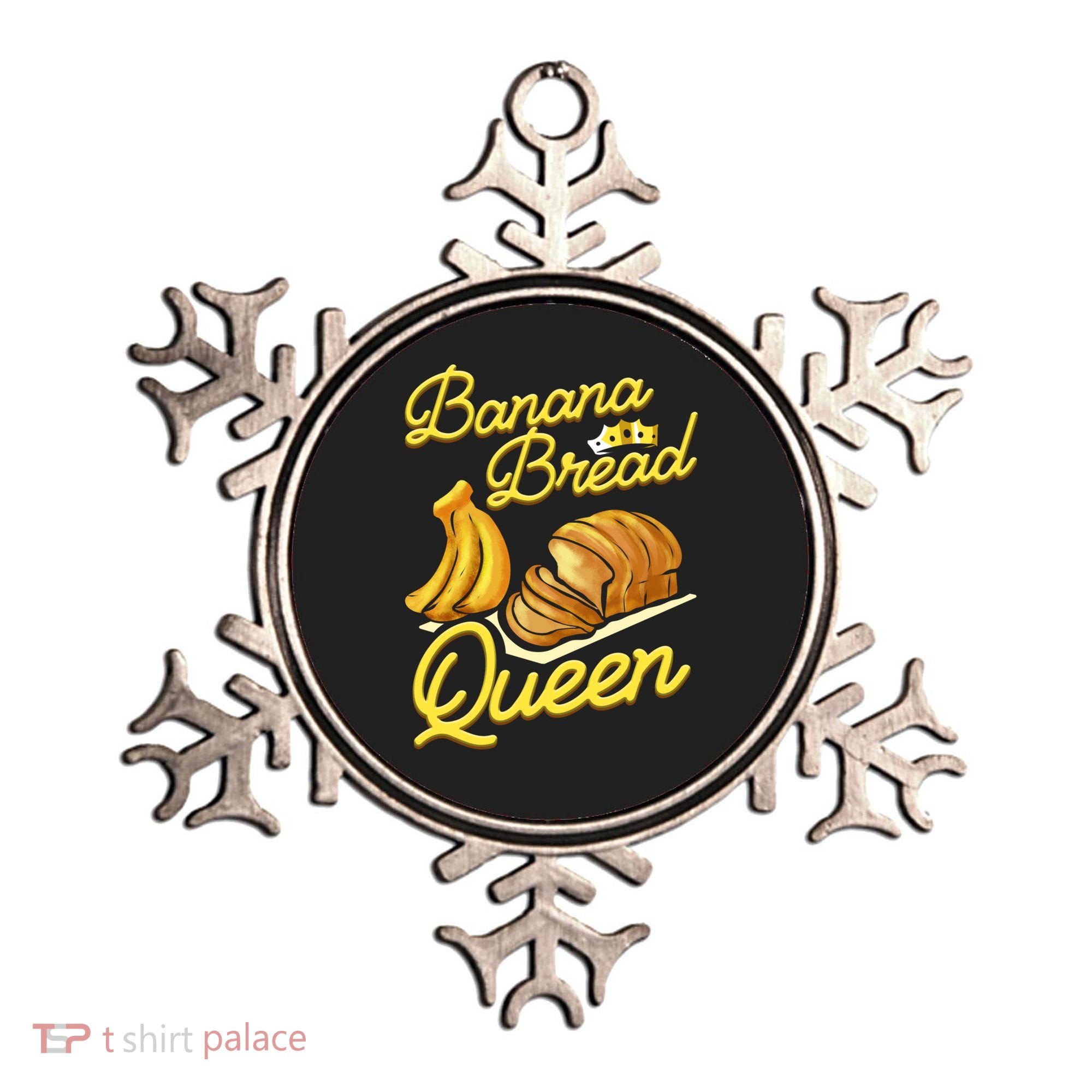 Banana Bread Queen Baking Vegan Baker Gift Ornament