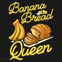 Banana Bread Queen Baking Vegan Baker Gift Ornament thumb 1