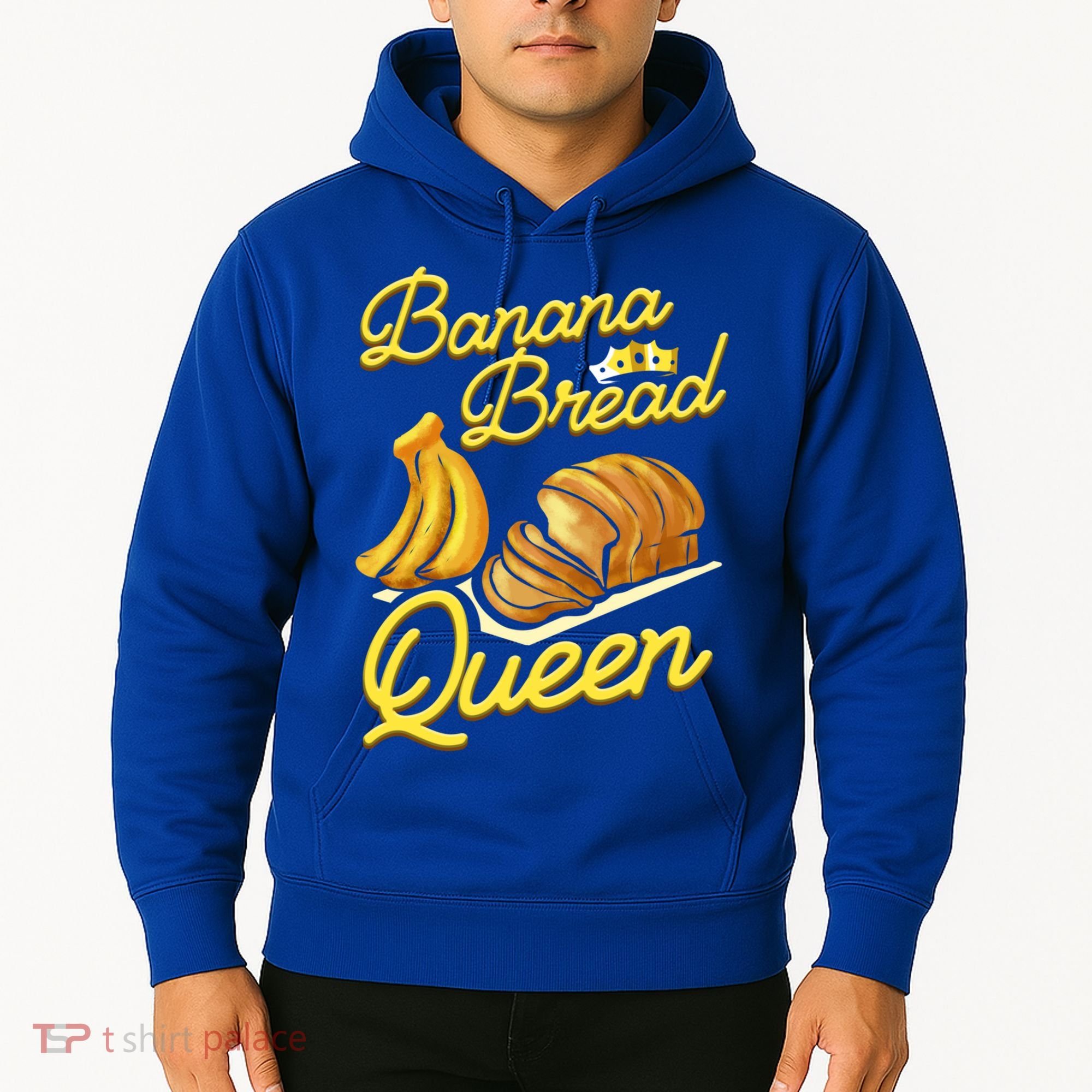 Banana Bread Queen Baking Vegan Baker Gift Hoodie