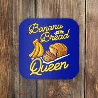 Banana Bread Queen Baking Vegan Baker Gift Coaster thumb 0