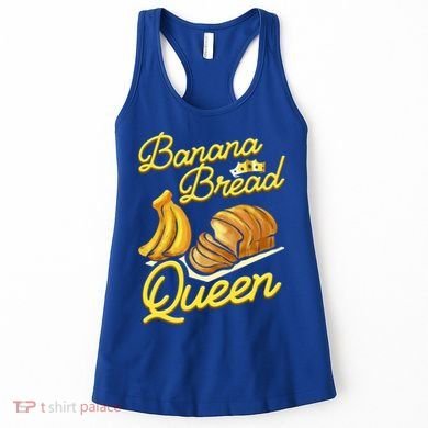 Banana Bread Queen Baking Vegan Baker Gift Women's Tank Top