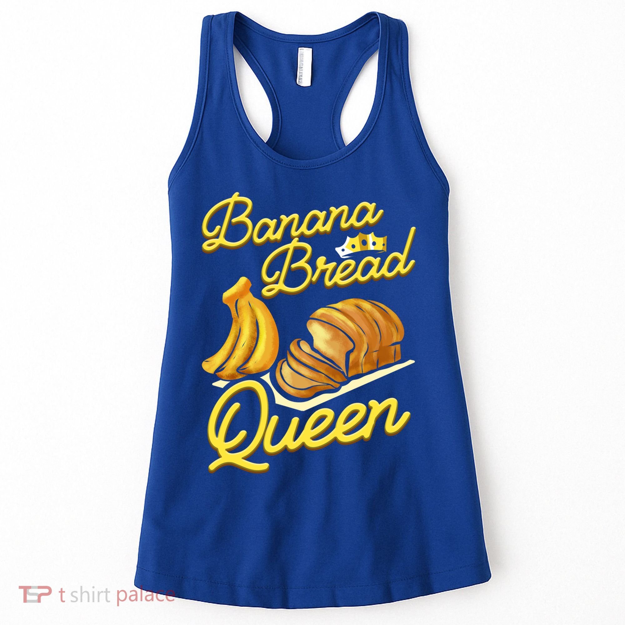 Banana Bread Queen Baking Vegan Baker Gift Women's Tank Top