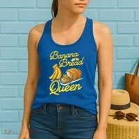 Banana Bread Queen Baking Vegan Baker Gift Women's Tank Top thumb 2