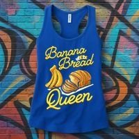 Banana Bread Queen Baking Vegan Baker Gift Women's Tank Top thumb 3