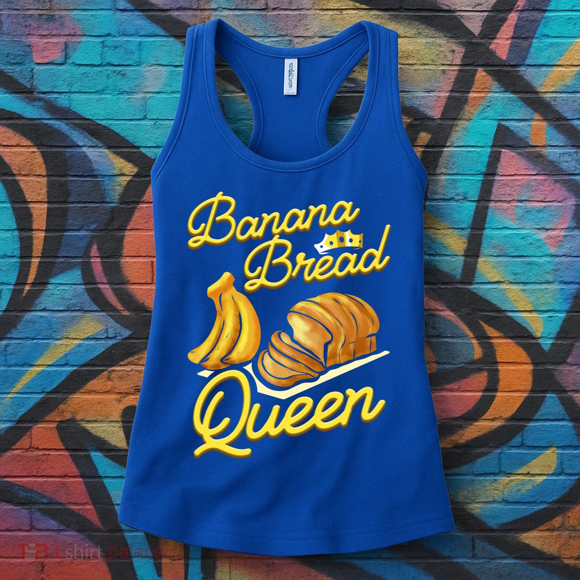 Banana Bread Queen Baking Vegan Baker Gift Women's Tank Top