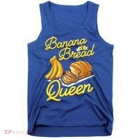 Banana Bread Queen Baking Vegan Baker Gift Tank Top thumb 0