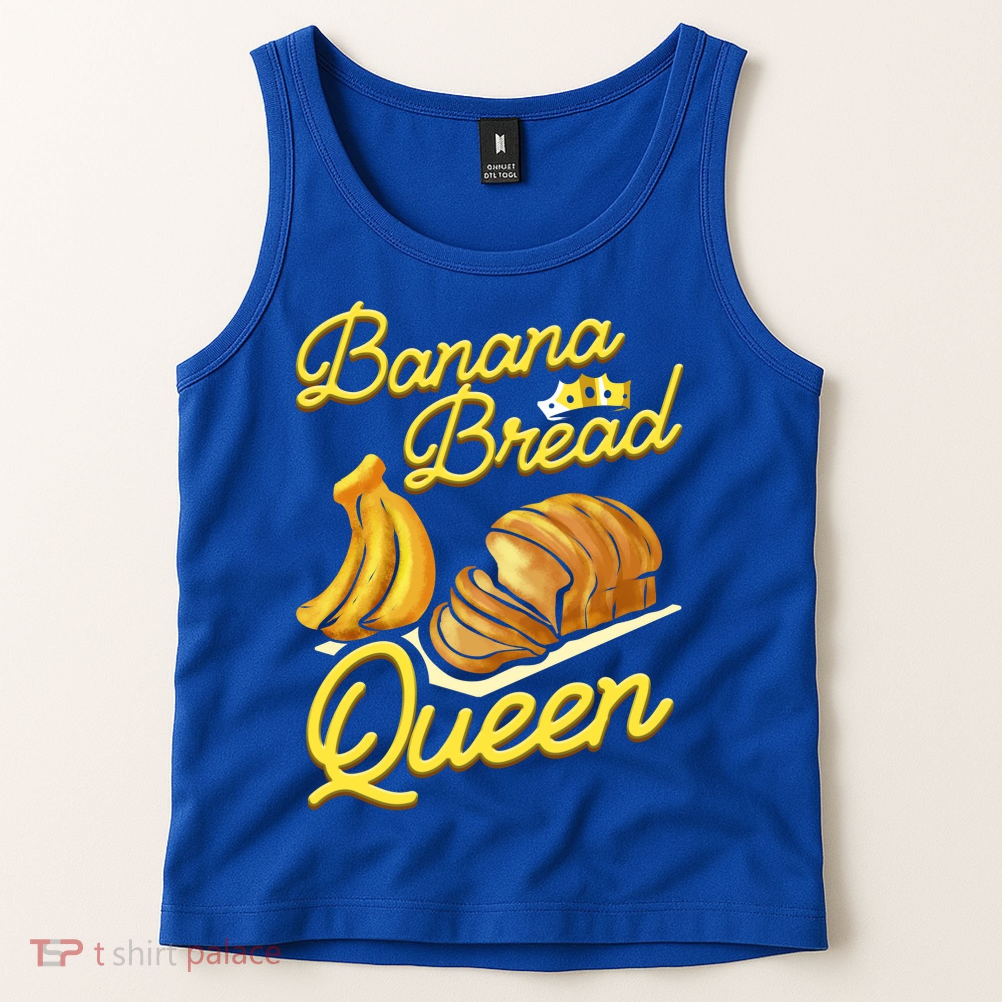Banana Bread Queen Baking Vegan Baker Gift Tank Top