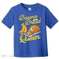 Banana Bread Queen Baking Vegan Baker Gift Toddler T-Shirt thumb 0