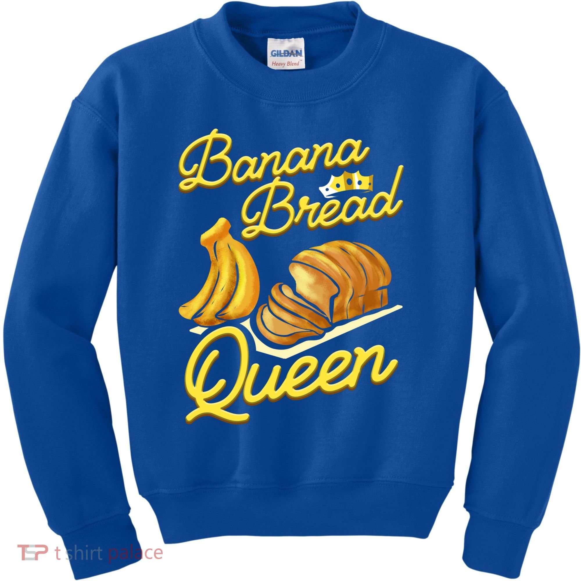 Banana Bread Queen Baking Vegan Baker Gift Kids Sweatshirt
