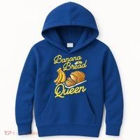 Banana Bread Queen Baking Vegan Baker Gift Kids Hoodie thumb 0