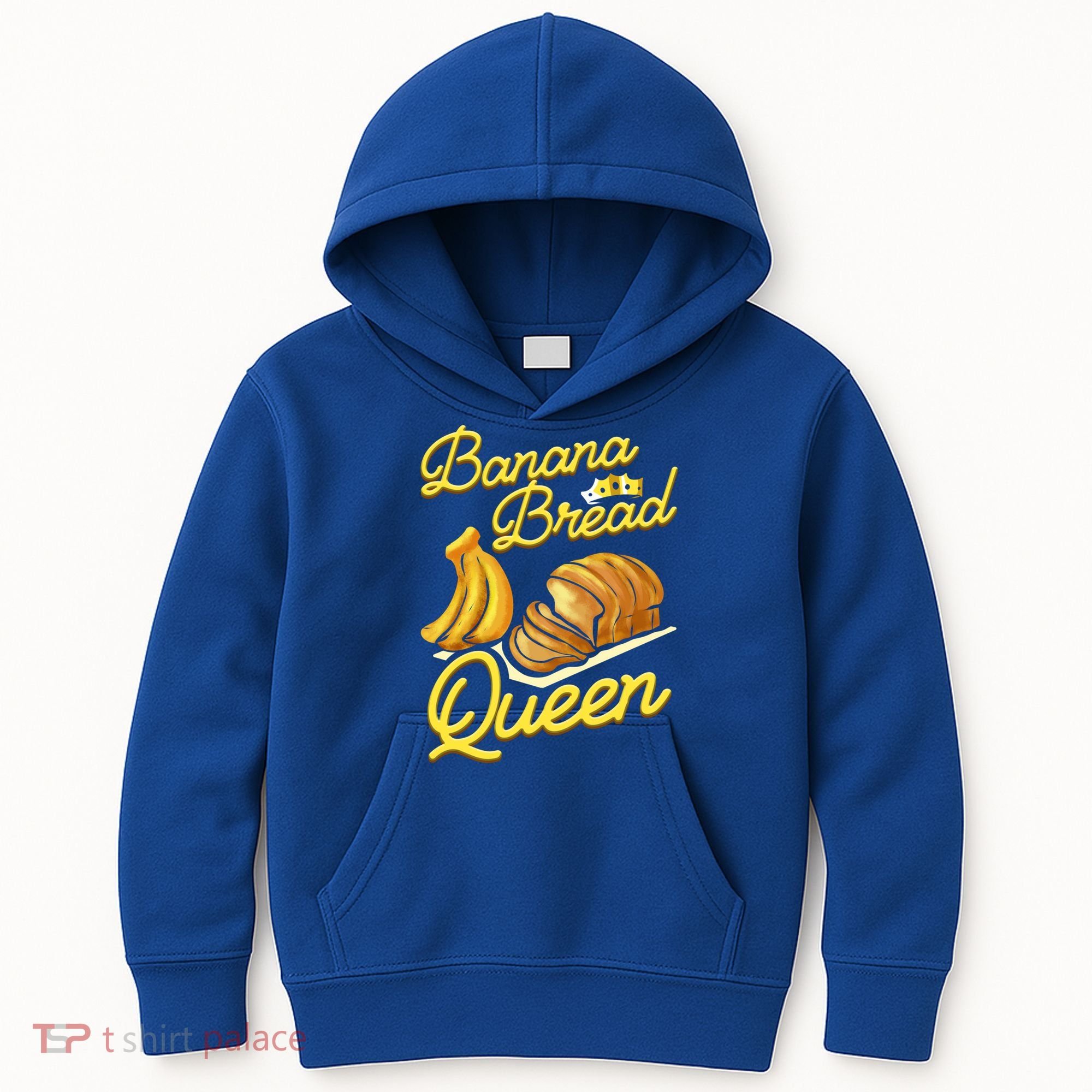 Banana Bread Queen Baking Vegan Baker Gift Kids Hoodie