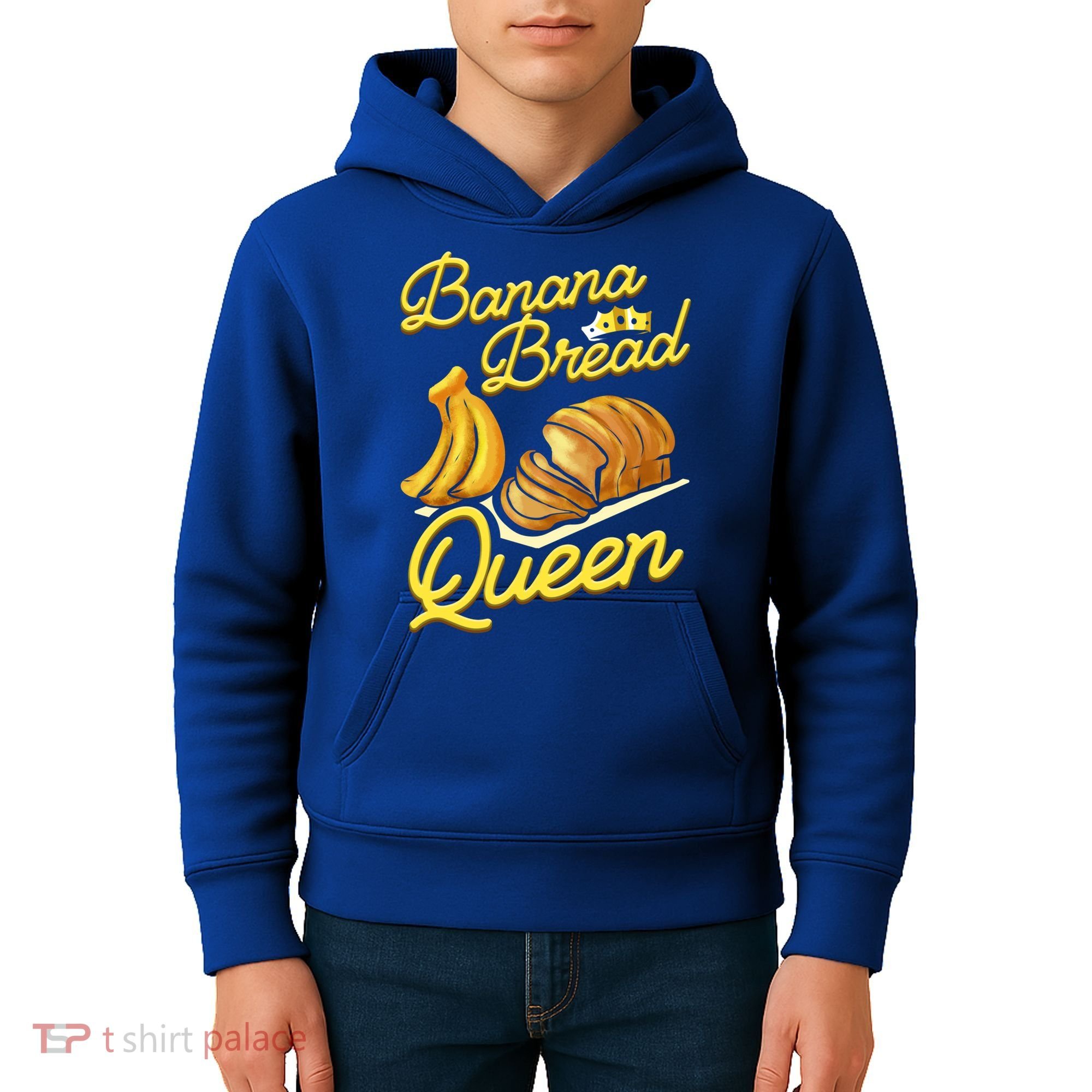 Banana Bread Queen Baking Vegan Baker Gift Kids Hoodie